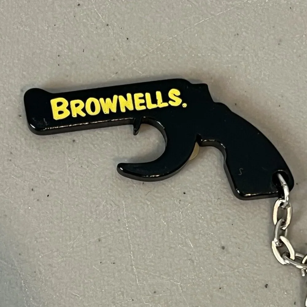 Brownells Gunsmith Keychain Bottle Opener Metal